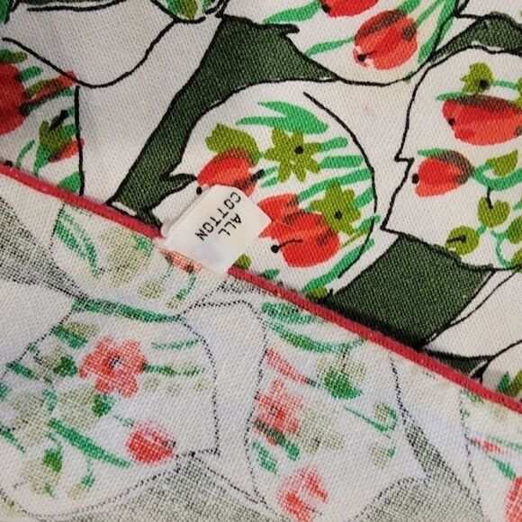 Rare Vintage Vera Neumann floral napkins set of 4 - Picture 3 of 6